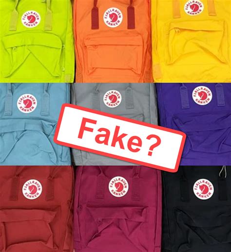 real and fake kanken bag